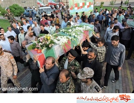 پیکر ۴ شهید گمنام در استان کرمانشاه تشییع می‌شود