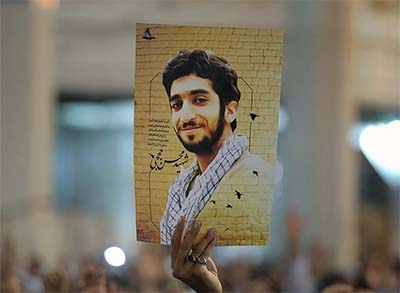 پیکر «شهید حججی» در مشهد تشییع می‌شود