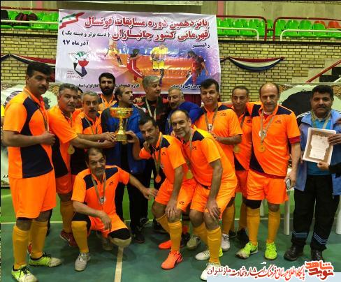 مسابقات دسته يك فوتسال جانبازان سراسر كشور در مازندران برگزار شد