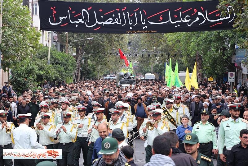 مراسم تشییع پیکرهای مطهر 9 «شهید گمنام» دفاع مقدس در مازندران برگزار شد