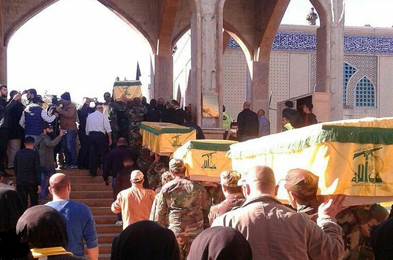 پیکر شهدای تازه تفحص شده حزب الله تشییع شد