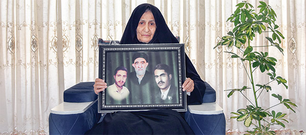 مادر شهیدان سید علی اکبر موسوی و سید جواد موسوی