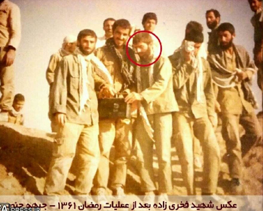 تصاویری از حضور دانشمند شهید «محسن فخری‌زاده» در جبهه‌های دفاع مقدس