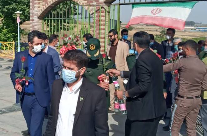 غبار روبی گلزار مطهر شهدای شهرستان علی آباد کتول به مناسبت هفته قوه قضاییه