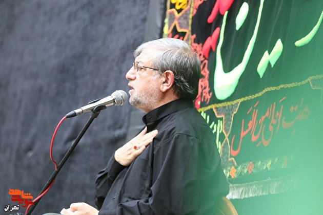 مراسم عزاداری هفتمین روز محرم در گلزار شهدای تهران