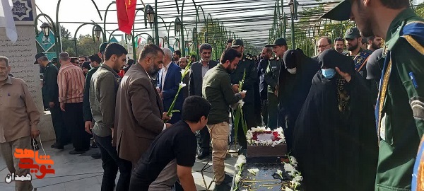 گزارش تصویری| مراسم سالگرد شهادت حاج حسین همدانی