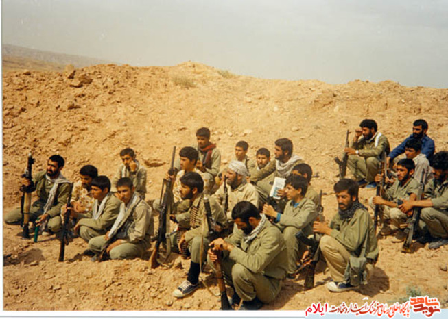  رزمندگان در مناطق مختلف عملیاتی استان ایلام در دوران دفاع مقدس