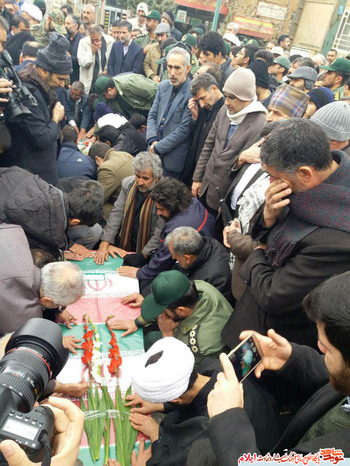 مراسم استقبال ، تشییع و با شهدای گمنام در استان ایلام