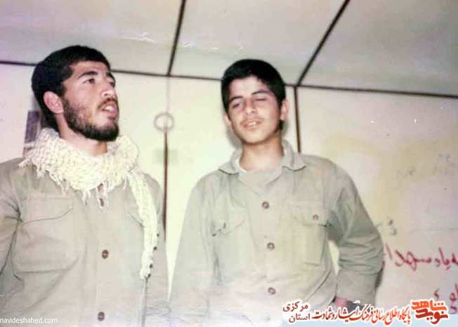 از چپ: محمد پولادوند - شهید اصغر رجایی