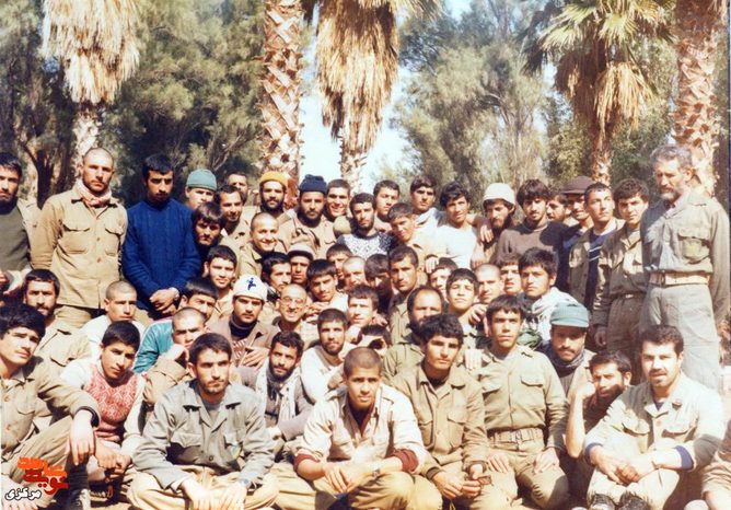 عکس یادگاری آبادان - قبل از عملیات فتح المبین 