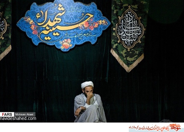 مراسیم الوداع مع الشهید الفیلق حسین ادیبان ؛ بالصور
