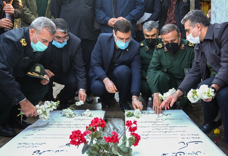 بزرگداشت دومین سالگرد شهدای هواپیمای اوکراینی در گلزار شهدای تهران