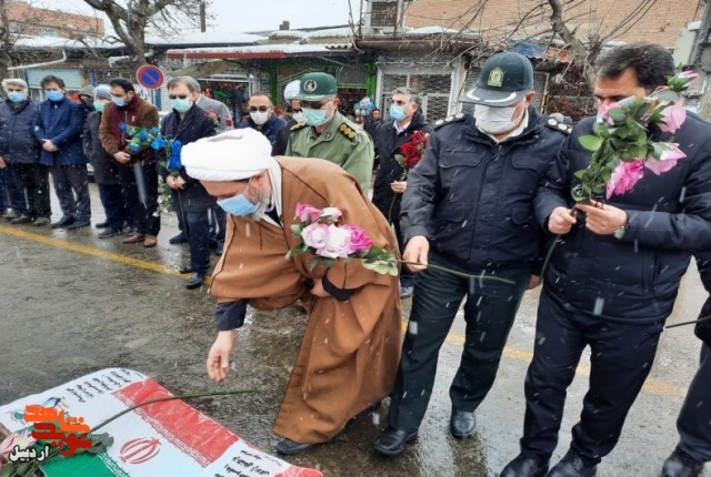 گزارش تصویری | مراسم گرامیداشت شهدای انقلاب شهرستان مشکین شهر در محل شهادتشان برگزار شد