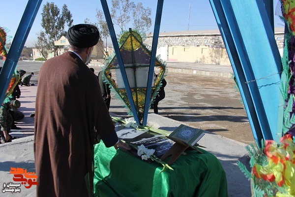 گزارش تصویری/ چهلمین روز تدفین شهید گمنام