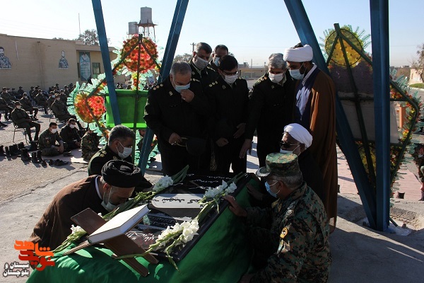 گزارش تصویری/ چهلمین روز تدفین شهید گمنام