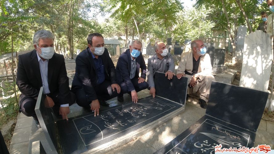 تجدید میثاق با شهدای شیمیایی شهرستان سردشت