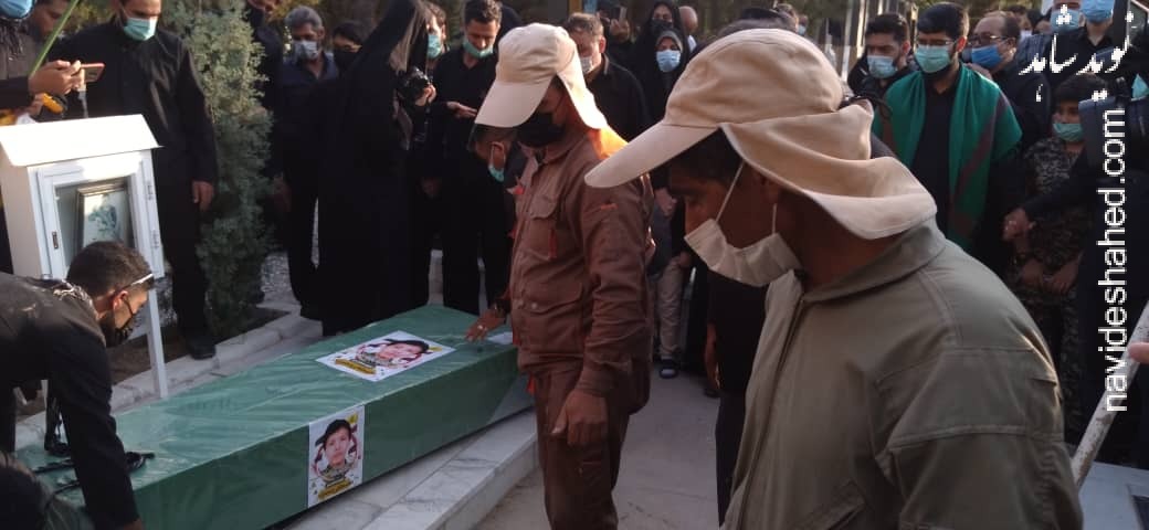 تصاویر/مراسم تشییع و خاکسپاری پیکر شهید مصطفی محمدی