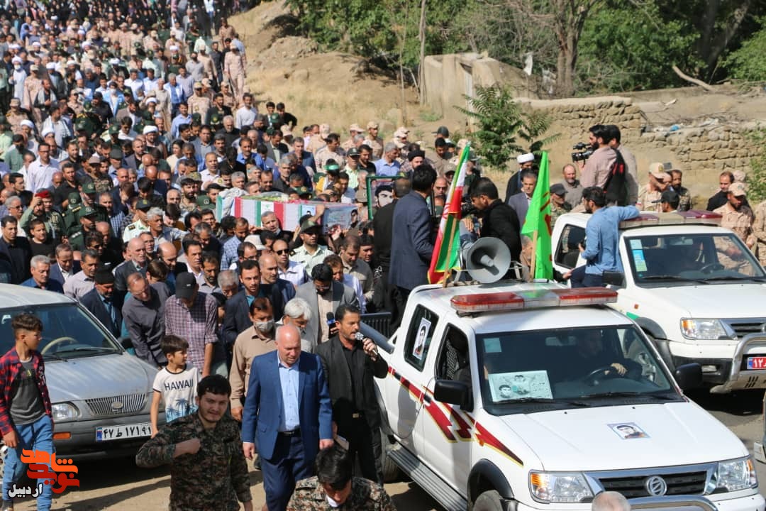 شهید الرحمن احدی در آغوش زادگاهش آرام گرفت