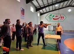 گزارش تصویری/ برگزاری مسابقه تیر اندازی بسیج کارمندان شهرستان سیمرغ