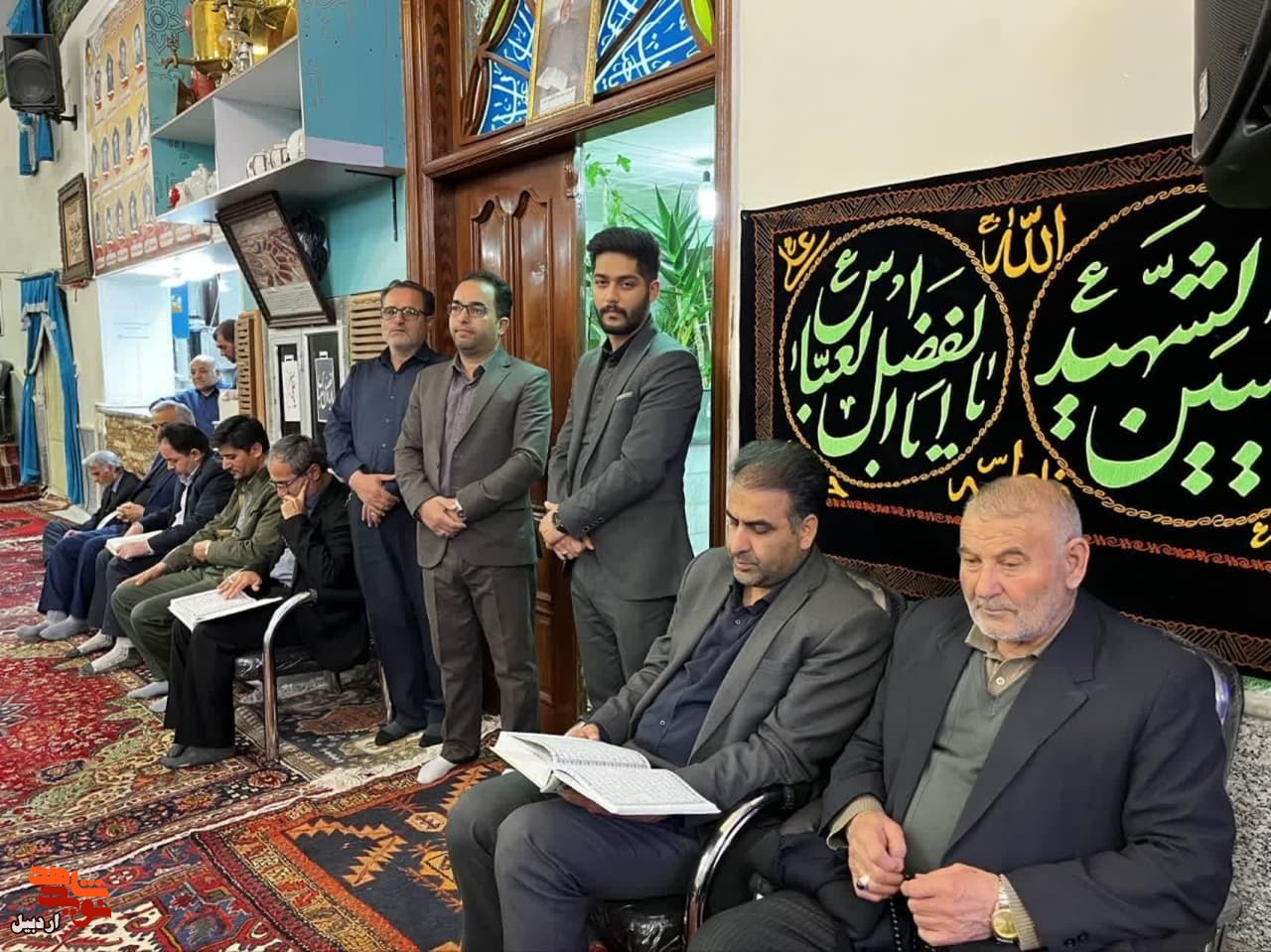 کرسی تلاوت قرآن با عنوان«گلشن وحی» در اردبیل+ عکس