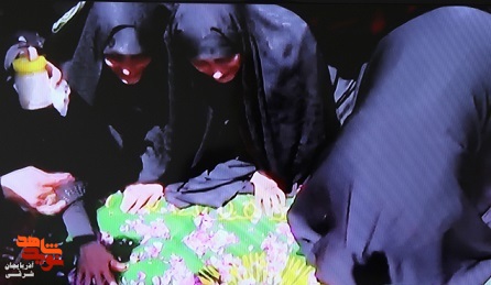 مراسم خاکسپاری شهید دکتر رحمتی در مراغه