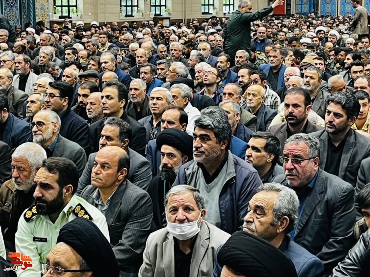 مراسم گرامی داشت شهید جمهور و همراهان شهیدش در اردبیل+ عکس