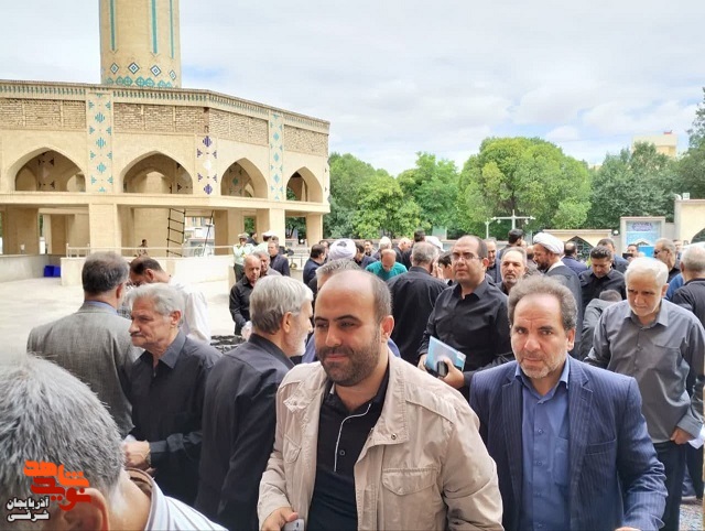 مراسم چهلم شهدای خدمت و گرامیداشت شهدای هفتم تیر در تبریز