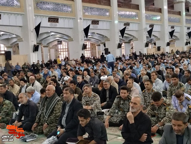 مراسم چهلم شهدای خدمت و گرامیداشت شهدای هفتم تیر در تبریز