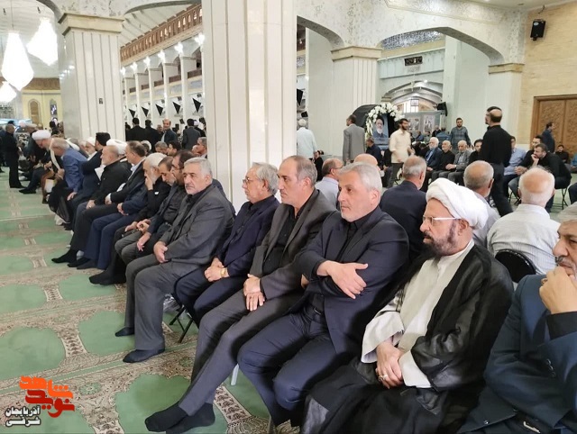 مراسم چهلم شهدای خدمت و گرامیداشت شهدای هفتم تیر در تبریز