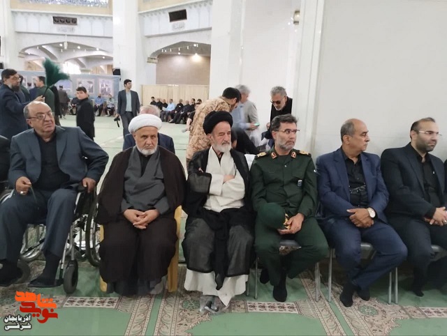 مراسم چهلم شهدای خدمت و گرامیداشت شهدای هفتم تیر در تبریز