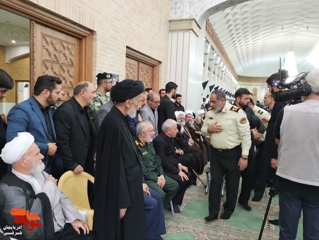 مراسم چهلم شهدای خدمت و گرامیداشت شهدای هفتم تیر در تبریز