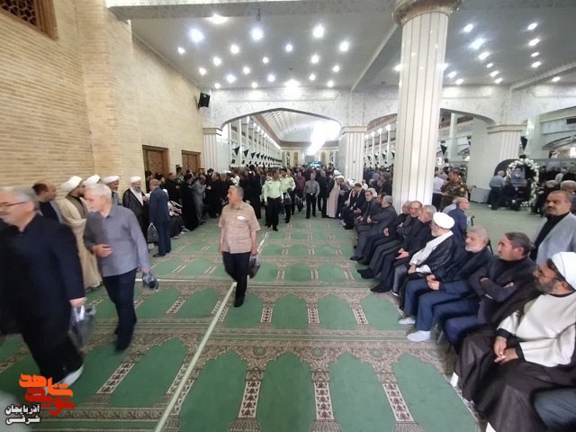 مراسم چهلم شهدای خدمت و گرامیداشت شهدای هفتم تیر در تبریز