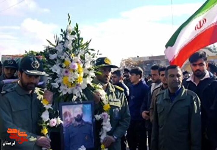 تشییع پیکر پاسدار مدافع امنیت در کوهدشت