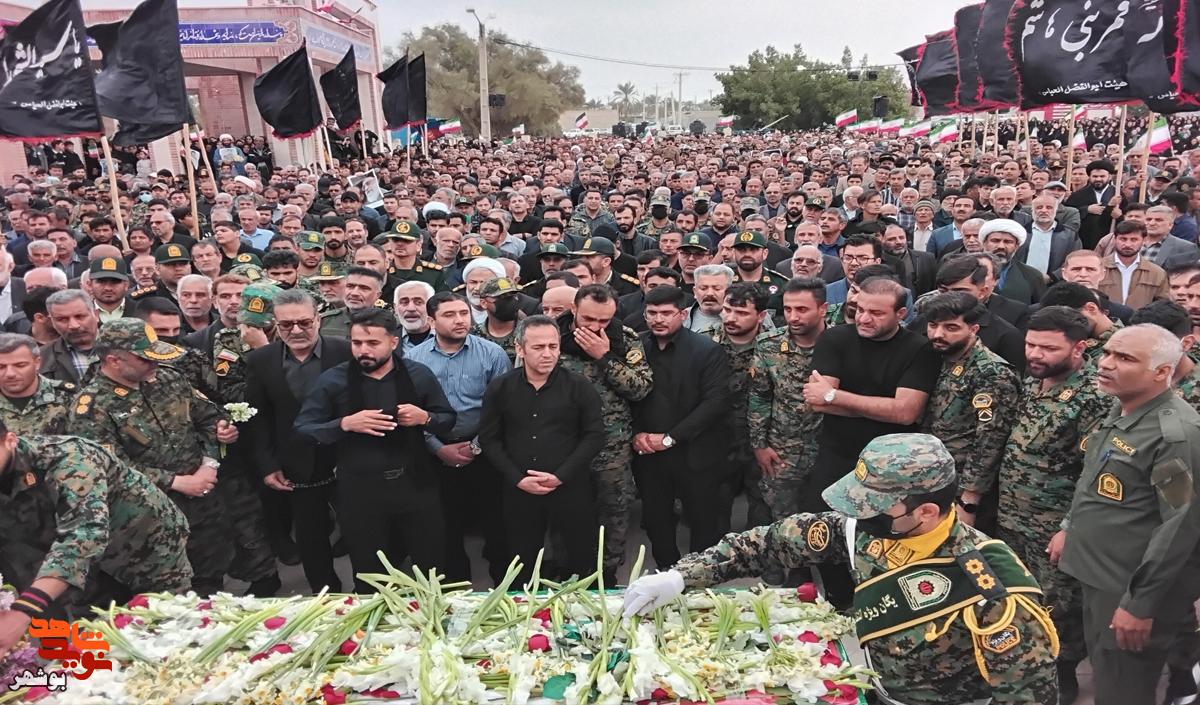 تشییع شهید مدافع امنیت ستوان دوم محسن شاهونی