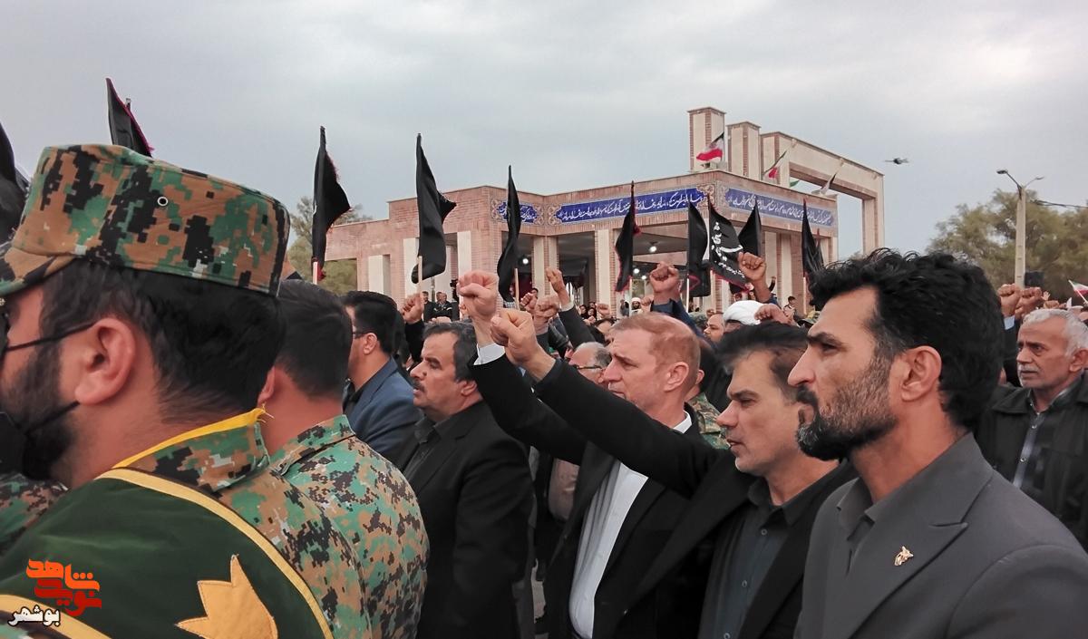 تشییع شهید مدافع امنیت ستوان دوم محسن شاهونی