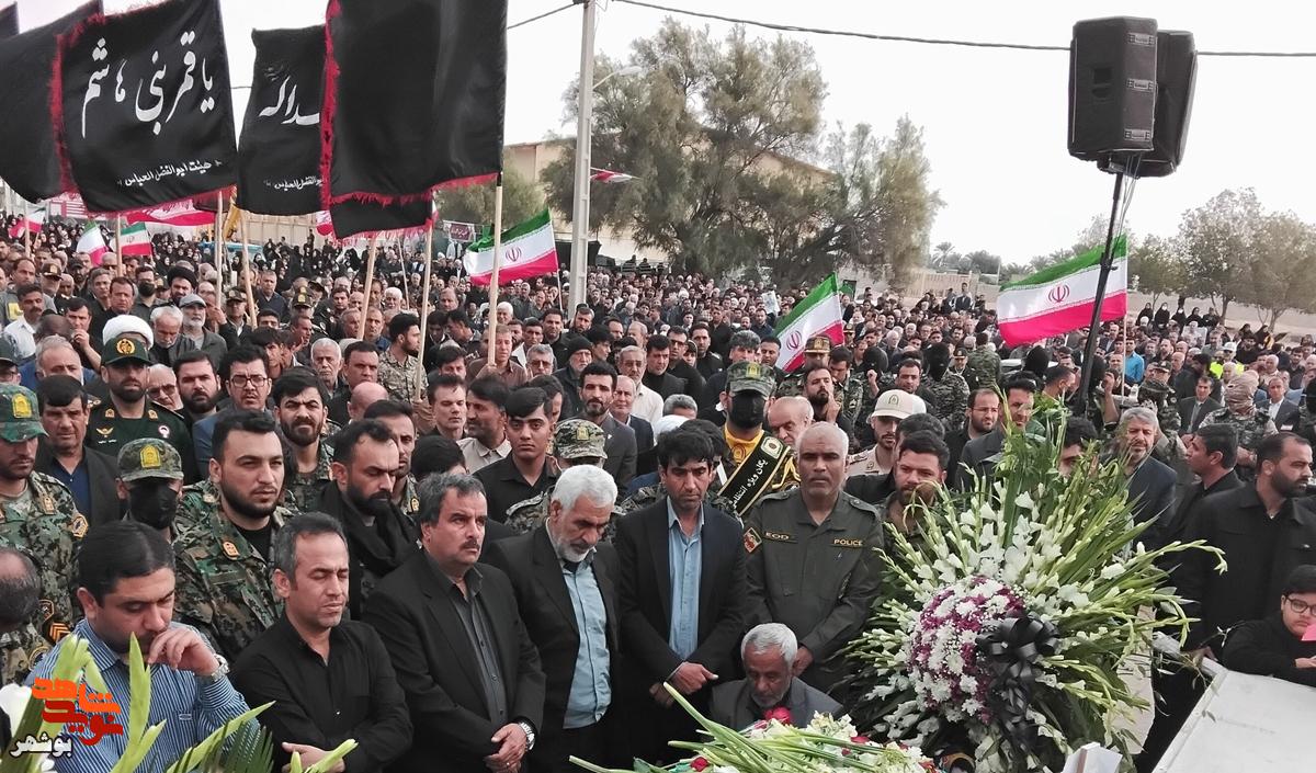 تشییع شهید مدافع امنیت ستوان دوم محسن شاهونی