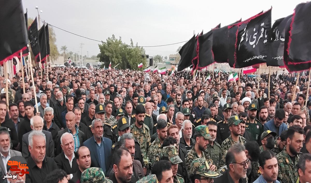 تشییع شهید مدافع امنیت ستوان دوم محسن شاهونی