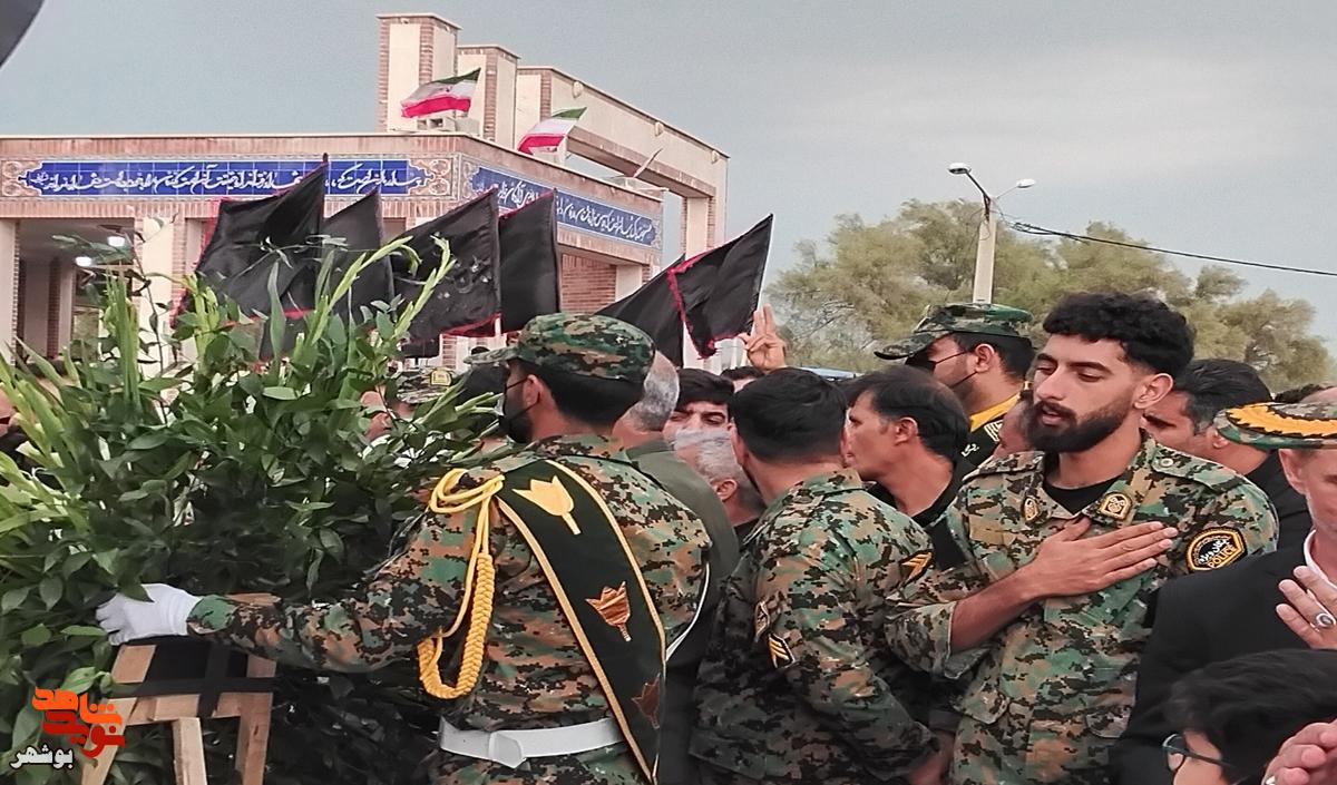 تشییع شهید مدافع امنیت ستوان دوم محسن شاهونی