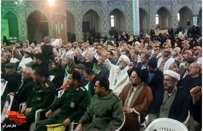 تصاویر/تجمع حماسی یوم الله ۹ دی در شهرستان بابل