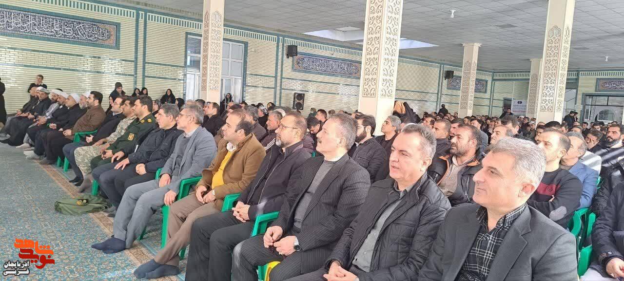 آیین بزرگداشت نهم دی دهه بصیرت و سالگرد شهادت سردار شهید سپهبد حاج قاسم سلیمانی در اشنویه