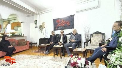 دیدار معاون توسعه و منابع بنیاد مرکز و مدیرکل بنیاد مازندران با خانواده‌های معزز شهدای امنیت در ساری
