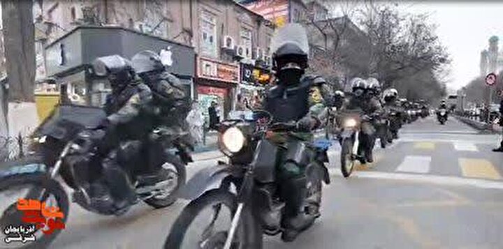 رزمایش مشترک سپاه عاشورا و پلیس در آستانه دهه فجر