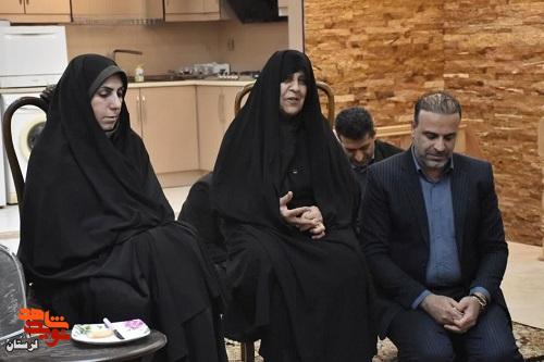 دیدار با خانواده شهید والامقام سردار «ملک محمد محمودوند»