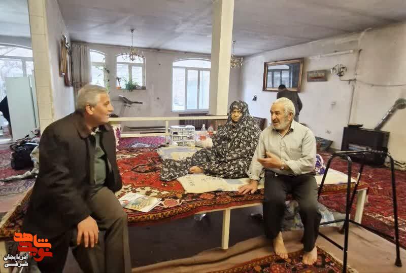 تجلیل مدیرکل بنیاد شهید آذربایجان‌شرقی از صبر خانواده‌های شهدا و جانبازان