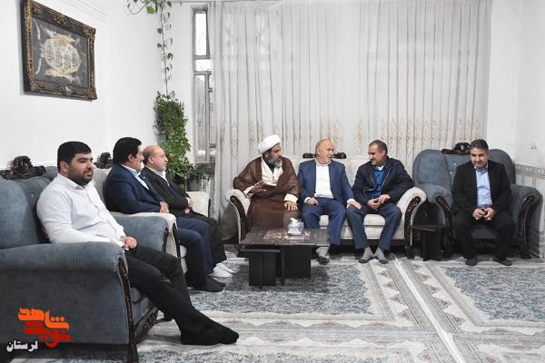 دیدار با خانواده شهیدان والامقام«سردار علیمردان آزادبخت و اسد علی آزادبخت» در شهرستان کوهدشت