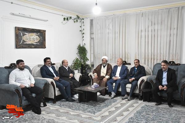 دیدار با خانواده شهیدان والامقام«سردار علیمردان آزادبخت و اسد علی آزادبخت» در شهرستان کوهدشت