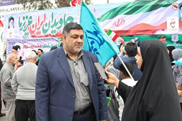 برپایی غرفه‌های فرهنگی بنیاد شهید خوزستان در ۲۲ بهمن