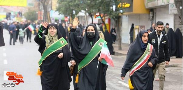 تصاویر/ راهپیمایی باشکوه مردم ساری در ۲۲ بهمن