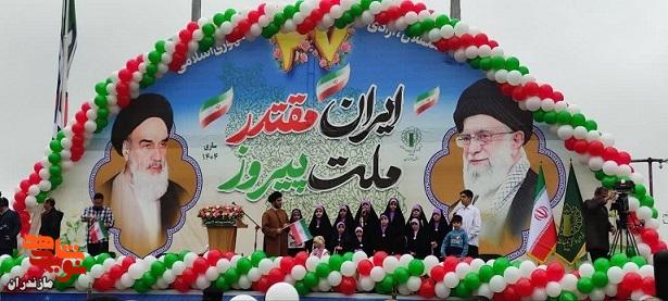 تصاویر/شرکت مدیرکل بنیاد شهید و امور ایثارگران مازندران در راهپیمایی ۲۲ بهمن در ساری