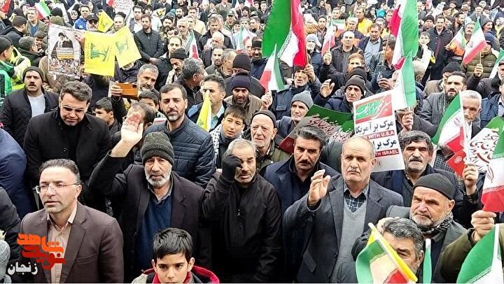 حضور شورآفرین مردم شهرستان ایجرود در راهپیمایی 22 بهمن ماه